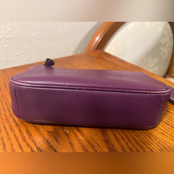 Coach Leather Wristlet Purse in Grape - Picture 5 of 8